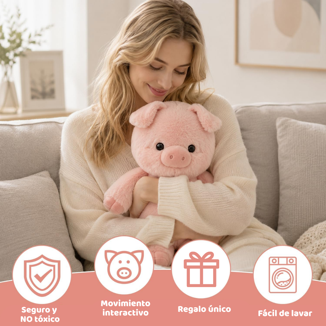 Peluche de Cerdito que Corre